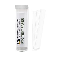 Precision Laboratories PTC Paper Taste Test Strips for Super Taster Test - Vial of 100