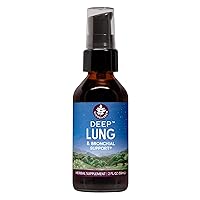 Herbs Deep Lung & Bronchial Support - Natural Lung Support Supplement and Lung Cleanse for Smokers with Mullein Leaf, Supports Lung Health and Lung Detox, Promotes Lung Strength, 2oz