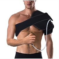 NatraCure Advanced Hot or Cold Therapy Shoulder Ice Pack Wrap, Shoulder Brace for Shoulder Pain Relief - (Heating Pad for Rotator Cuff Injuries, Surgery, Gym Injuries, Baseball, Pitching) - 16032