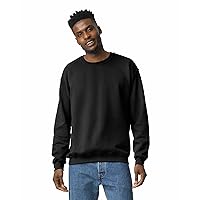 Gildan Adult Fleece Crewneck Sweatshirt, Style G18000, Bulk Case, Black, Large