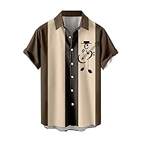 Men Summer Polo Shirt Button Up Shirts Zipper Button Down Shirt Men Business Casual Top Men Big and Tall Dress Shirts