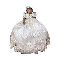 Christening Gowns for Girls Special Occasion Dresses Luxury Baptism Dresses with Bonnet