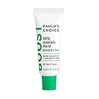 Paula's Choice BOOST 10% Azelaic Acid Booster Cream Gel, Licorice Extract & Salicylic Acid, Oil-Free Skin Brightening Serum, 0.17 Ounce - Travel Size