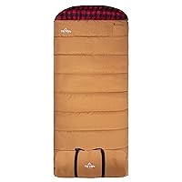 TETON Sports -35 Degree and 0 Degree Sleeping Bag. Warm and Comfortable Camping Sleeping Bag, TETON Tough Canvas Shell for Camping, Hunting, and Cold Weather