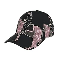 Dressage Dressage Rider Horse Hat for Women Men Classic Baseball Cap Golf Dad Hat Adjustable Sport Hats Black
