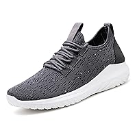 Mens Fashion Fly Weave Upper Sneakers Walking Breathable Non Slip Gym Running Shoes