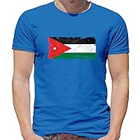 Jordan Grunge Style Flag - Mens Premium Cotton T-Shirt