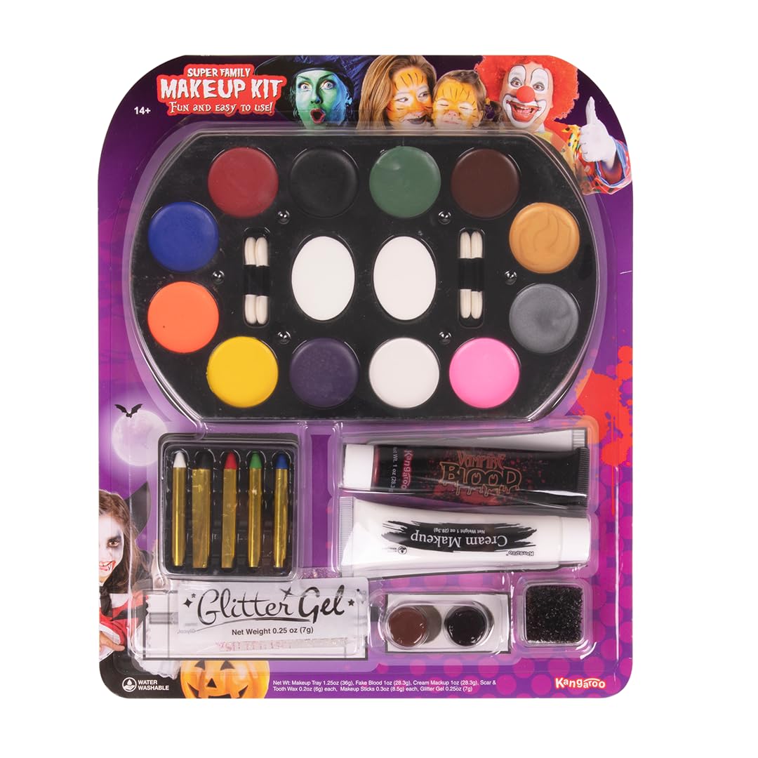 Kangaroo Super Family Makeup Kit : Halloween Makeup