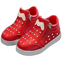 Spring and Autumn Korean Version of Big Children's Sports Lighting Children's Shoes Children's Rhinestone Size 4 Shoes