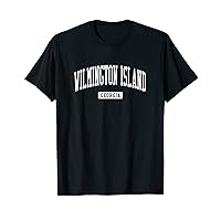 Wilmington Island Georgia GA Vintage Athletic Sports Design T-Shirt