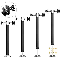 2024 Upgraded Adjustable Height Bed Frame Support Legs, 4PCS Metal Adjustable Furniture Feet, Extra Sturdy Bed Center Slat Heavy Support Leg, Suitable for Bed Frame Sofa Furniture Cabinet (11
