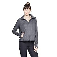 Champion C9 Women's Training Herringbone Fleece Full Zip Track Jacket - (Dark Gray, XSmall)