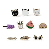 Cute Cartoon Brooch Pins for Women, Children, Teenagers. Great for Backpacks and Jeans