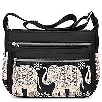 RTGGSEL Boho Trendy Ethnic Women's Waterproof Sling Backpack Crossbody Shoulder Chest Bag for Travel Hiking Daypack