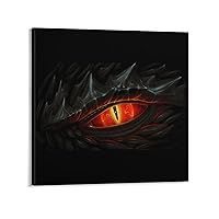Dragon Red Eye Canvas Wall Art Hanging Painting Prints Picture Artwork Posters Decoration for Living Room Office