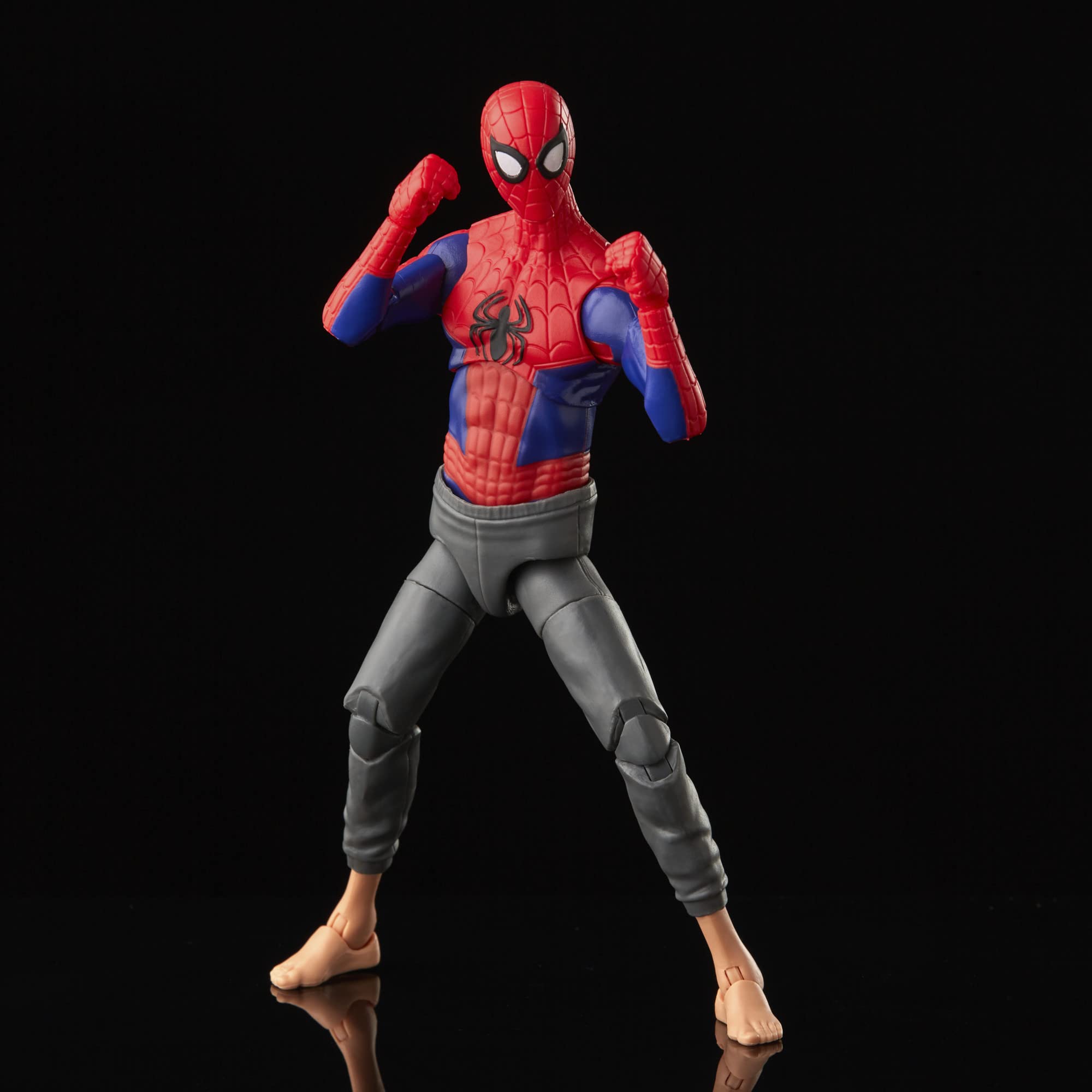 Marvel Hasbro Spider-Man Legends Series Across The Spider-Verse Peter B Parker 6-inch Action Figure Toy,2 Accessories
