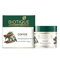 Biotique Coffee Energizing Face Srcub, for all Skin Types, 50g