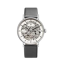 Zeppelin 7461 Women's Princess of The Sky Skeleton Automatic with Leather Strap