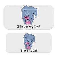 Elephant I Love My Dad Funny Sticker for Switch Console and Switch Lite Decal Full Set Wrap Protective Cover