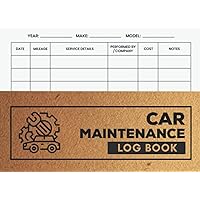 Car Maintenance Log Book: Car Maintenance And Repair Log, Repair, Service Record Tracking Book For Cars Small, Vehicle Log Book