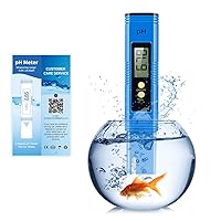 PH Meter, 0.01 High Accuracy Pocket Size with 0-14 PH Testing Range PH Tester, Digital PH Meter for Water, Water Meter for Hydroponics, Drinking Water and Pool