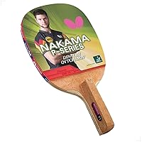 Butterfly Nakama Ping Pong Paddle - Recommended for Beginner & Intermediate Level Players - Includes Two Free 40+ Balls - International Table Tennis Federation Approved