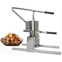 Meatball Processing Stainless Steel Manual Meatball Forming Machine, Small Meatball Making Machine, Shrimp Fish Beef Ball Machine, Perfect for Your Kitchen