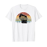 Funny Saying Meme Midwest Ope Retro Sunset Wisconsin T-Shirt