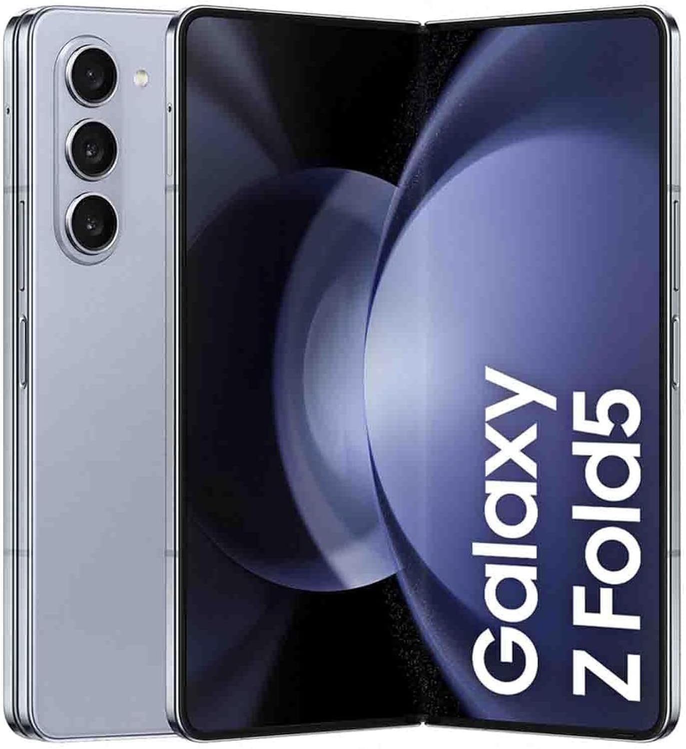 SAMSUNG Galaxy Z Fold 5 F9460 Foldable Design, 5G Physical Dual Sim 512GB 12GB RAM Factory Unlocked Global Smartphone Mobile Cell - ICY Blue
