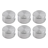 6 Pack Cooktop Knob Switch Round Metal Control Oven Knobs Easy To Use Stove Knob For Stove Round Knob Switch For Cooking Appliances