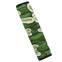 Cucumbers Vegetable Vegan Car Seat Belt Cover Shoulder Pad Safety Seatbelt Protector Auto Interior Accessories