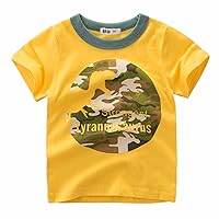 Boys Teal Long Sleeve Shirt Shirts Baby T Short Kids Tee Camouflage Crewneck Dinosaur Toddler Tops Boys Boy Small Short