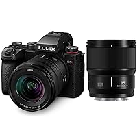 Panasonic LUMIX S5 II Mirrorless Camera with 20-60mm f/3.5-5.6 and 85mm f/1.8 Lens