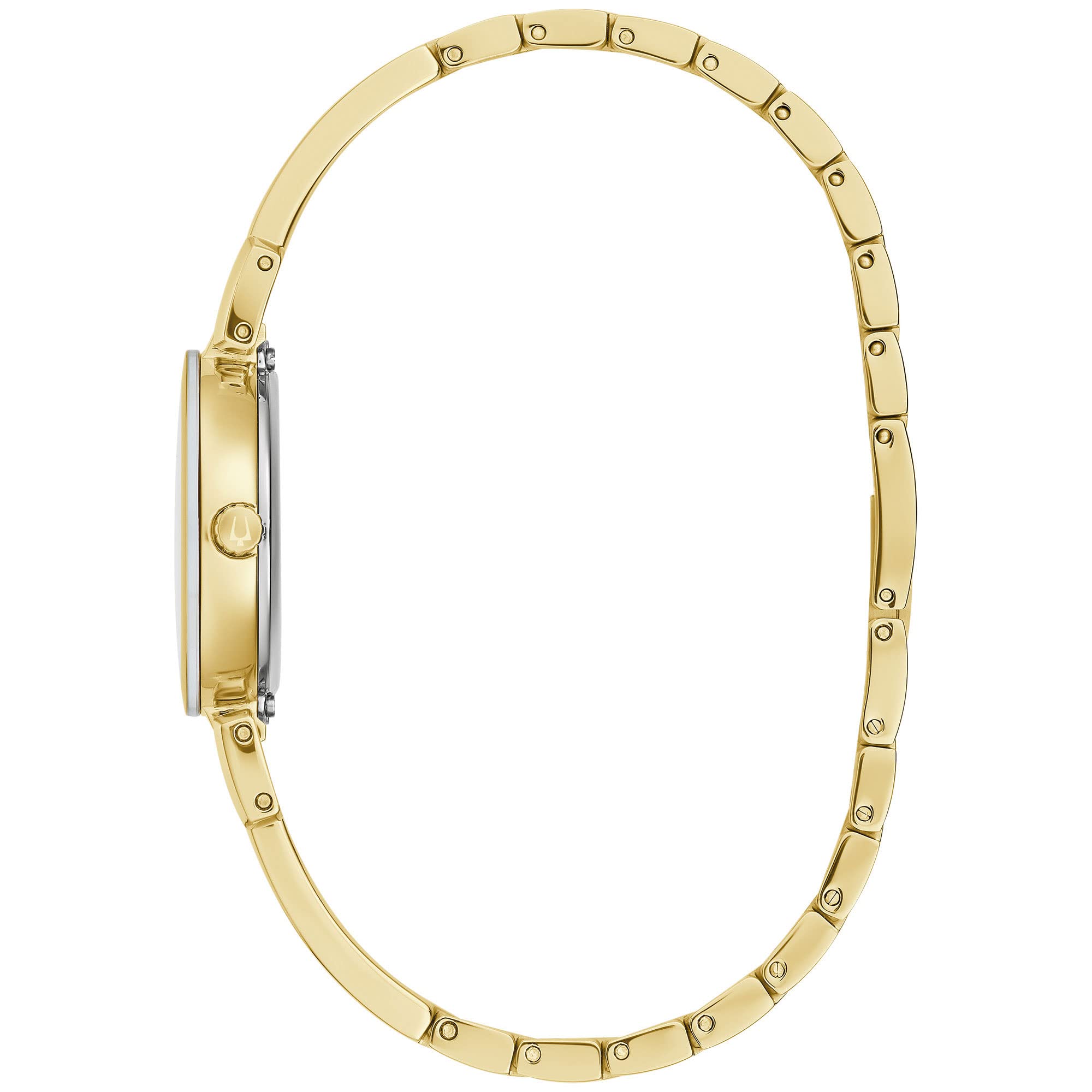 Bulova Marc Anthony Ladies Modern Diamond Stainless Steel Bangle Bracelet Watch