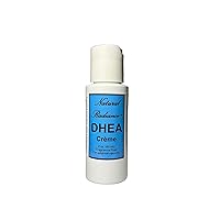DHEA Unscented & Paraben-Free - Topical Creme One 2 oz. Bottle NO Pump - Great for Air Travel