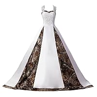 Puffy Camo Applique Bridal Reception Dress Prom Quinceanera Camouflage Wedding Dresss