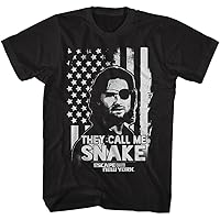 Escape from New York Snake Flag Black Adult T-Shirt Tee