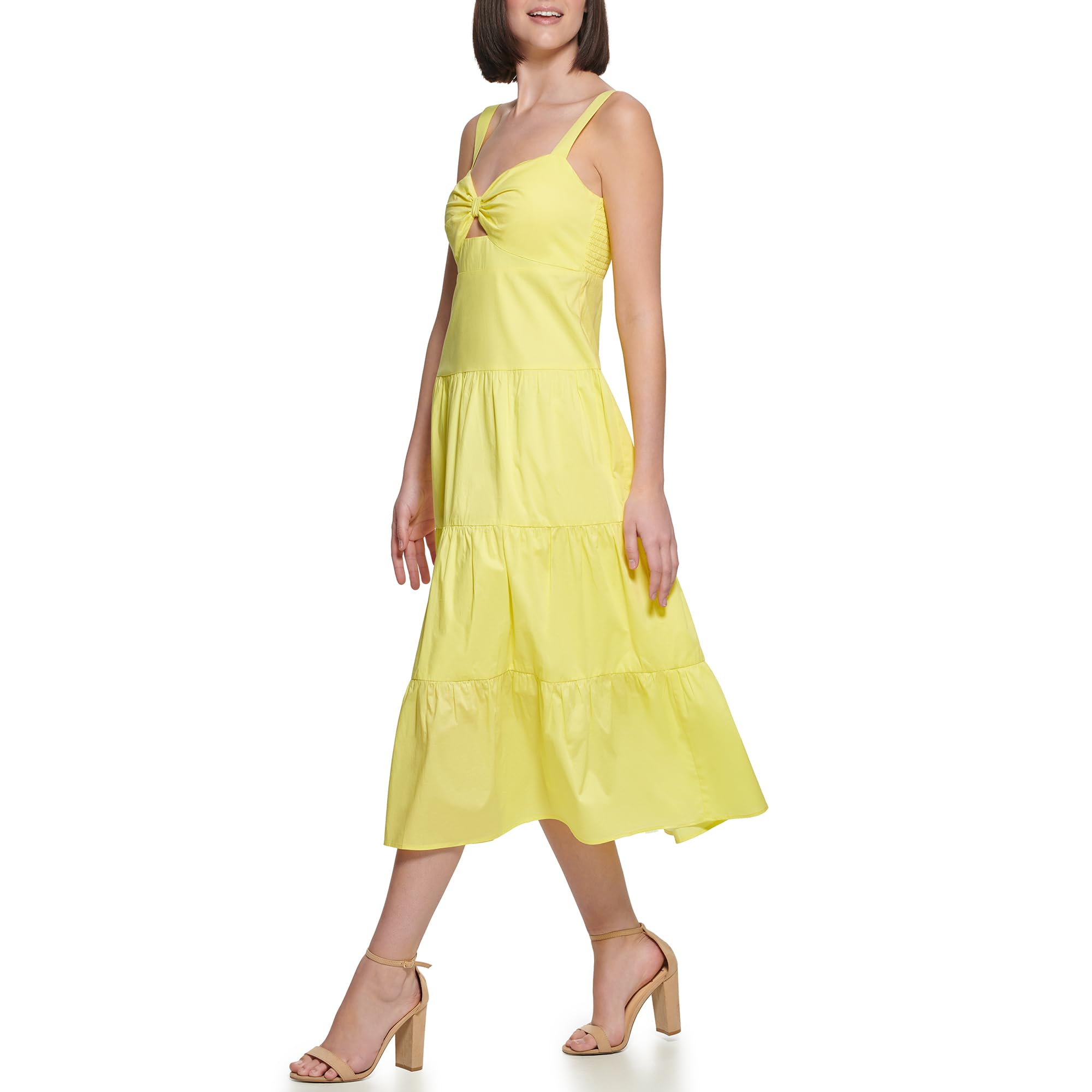 GUESS Women's Sleeveless Cotton Maxi Dress
