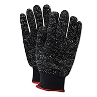 MAGID XKS450-7 Cut Master XKS XKS450 Heavyweight XKS Loop-Out Terrycloth Gloves - Cut Level 4, 2XL, Black , 7 (Pack of 12)