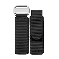 22mm/24mm Hook Loop Military Style band Adjustable-Length Velcro Nylon watch Strap Compatible with Panerai Bell & Ross watch