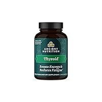 Ancient Nutrition Thyroid Support Supplement with Ashwaghanda, Thyroid Capsules, Promotes Restful Sleep and Reduced Stress, Gluten Free, Paleo and Keto Friendly, 60ct