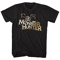 Monster Hunter Capcom Mh Logo Action Role Playing Video Game Adult T-Shirt