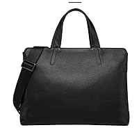 Genuine Leather Handbag Business Casual Horizontal Bag Bag Layer Cowhide Large Capacity Briefcase