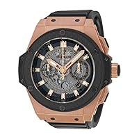 Hublot King Power Unico Black Dial Rose Gold Automatic Men's Watch 701OQ0180RX