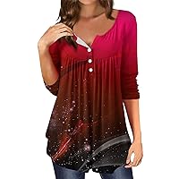 Blouses for Women Fashion 2024 Shirts for Women Blouses for Women Fashion 2024 Plus Size Dress Shirts for Women Deep V Neck Tops for Women Padded Workout Tops for Women Pink Red 3XL