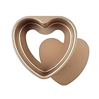 6 Inch/8 Inch Heart Shaped Cake Removable Bottom Carbon Steel Chocolate Cake Silver Tin Baking Mold Heart Shaped Cake Pans For Baking 6 Inch 8 Inch