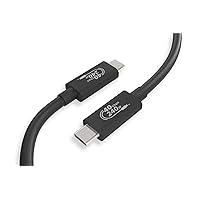 USB 4.0 Gen3 x 2 Type C Cable, 40Gbps Ultra High Speed Data Transfer, 4K / 8K Video, USB C Cable, Charger, EPR 240W Ultra Fast Charging, iPhone 15, Samsung, ROG, Thunderbolt 4. Black, 1M