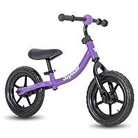JOYSTAR 12 Inch Balance Bike for 18months, 2, 3, 4, and 5 Years Old Boys and Girls - Lightweight Toddler Bike with Adjustable Handlebar and Seat - No Pedal Bikes for Kids Birthday Gift