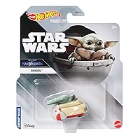 Hot Wheels Star Wars The Child 1:64 Scale Character Car, Collectible Gift for Fans 3 Years Old & Up
