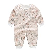 Baby Crawl Suit Button Suit Rompers Bodysuit Outfits Romper Long Sleeved Pants Crawl Suit Long Sleeve Shirts Baby